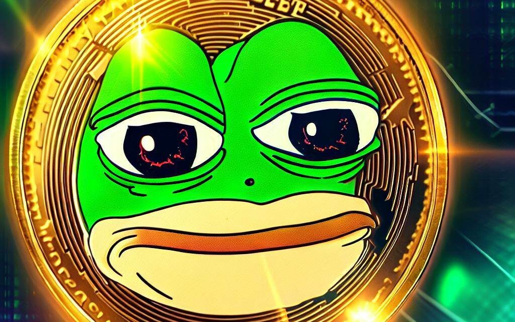 La criptomoneda meme PEPE supera una capitalización de 1.2 mil millones de dólares.